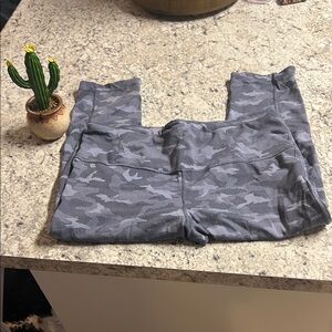 Gray Camouflage Leggings